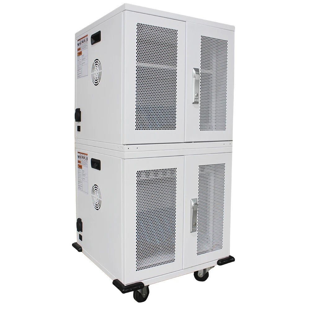 Double-deck 10*2 ports AC&DC Charging cabinet