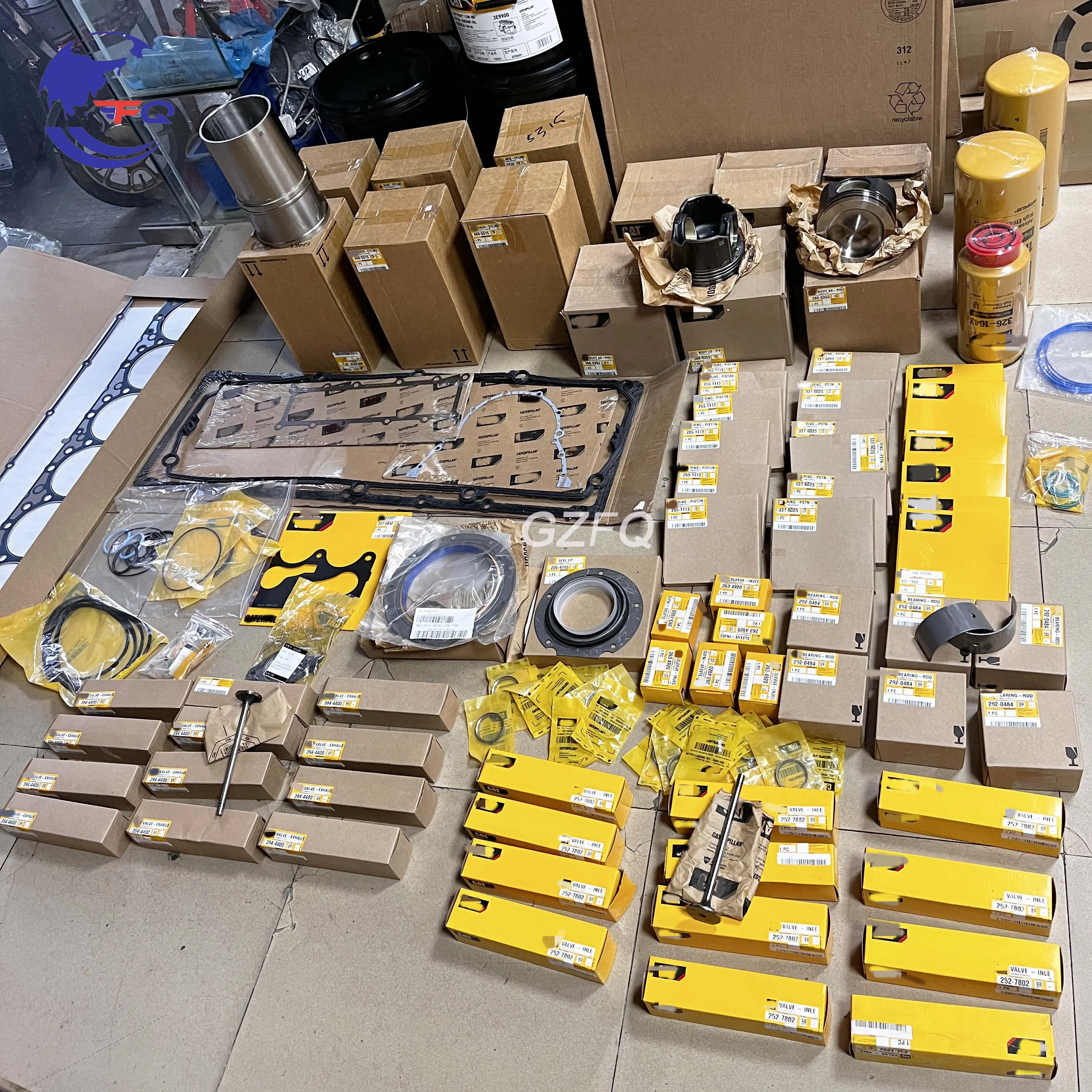 Caterpillar дизельный двигатель запасные части 3066 3306 3516 C4.4 C6.6 C7 C9 C11 C13 C15 C18 Ремонтный комплект для