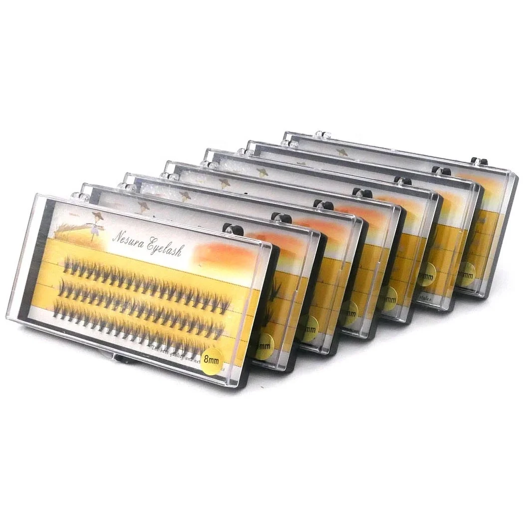 20D 30D Pre Made Fans Eyelash Extensions Grafing Fans Eyelash Cluster Lashes Wholesale Hot Melt Eyelash Extension