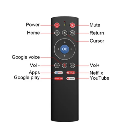 New Hot selling 2.4G Wireless airmouse with voice input