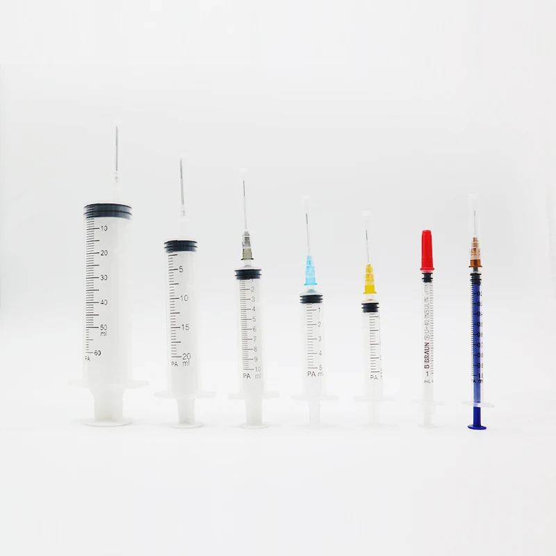 Custom disposable medical sterile syringes auto injector 5ml 10ml luer syringe