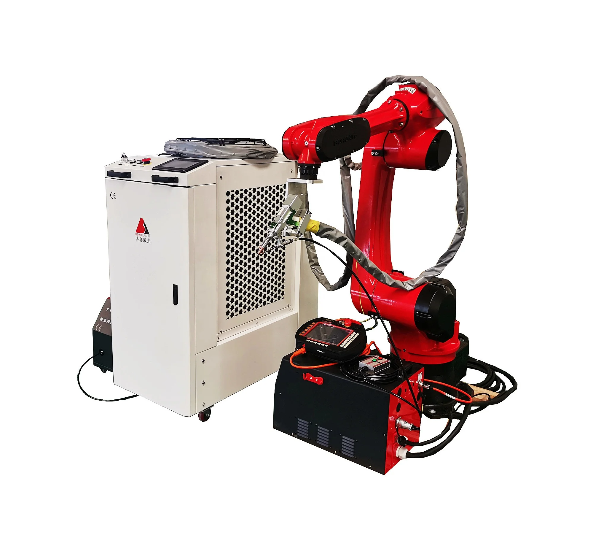 BOAO tig welding robot machine 3000w 2000w 1500w automatic industrial fiber 6axis cobot robotic laser welder for metal aluminum