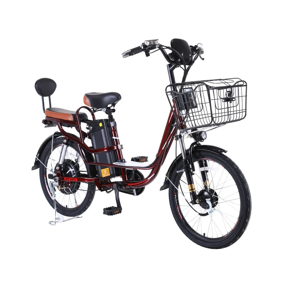 OEM Steel Frame 22 Inch Cagro Ebike Lithium Battery Electric Bike Fat Tire Electric Cargo Bike