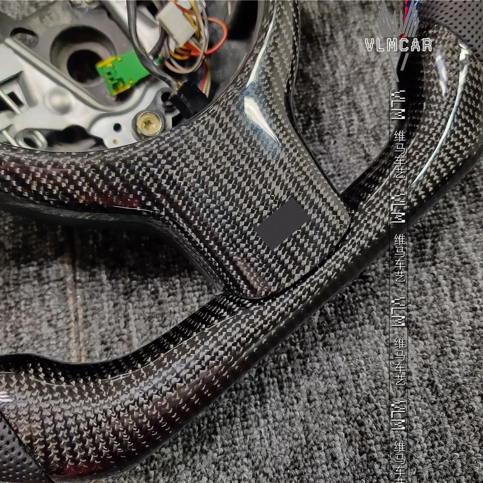 Private custom gloss carbon fiber steering wheel for bmw 3 series/ E46 /Available for all car models