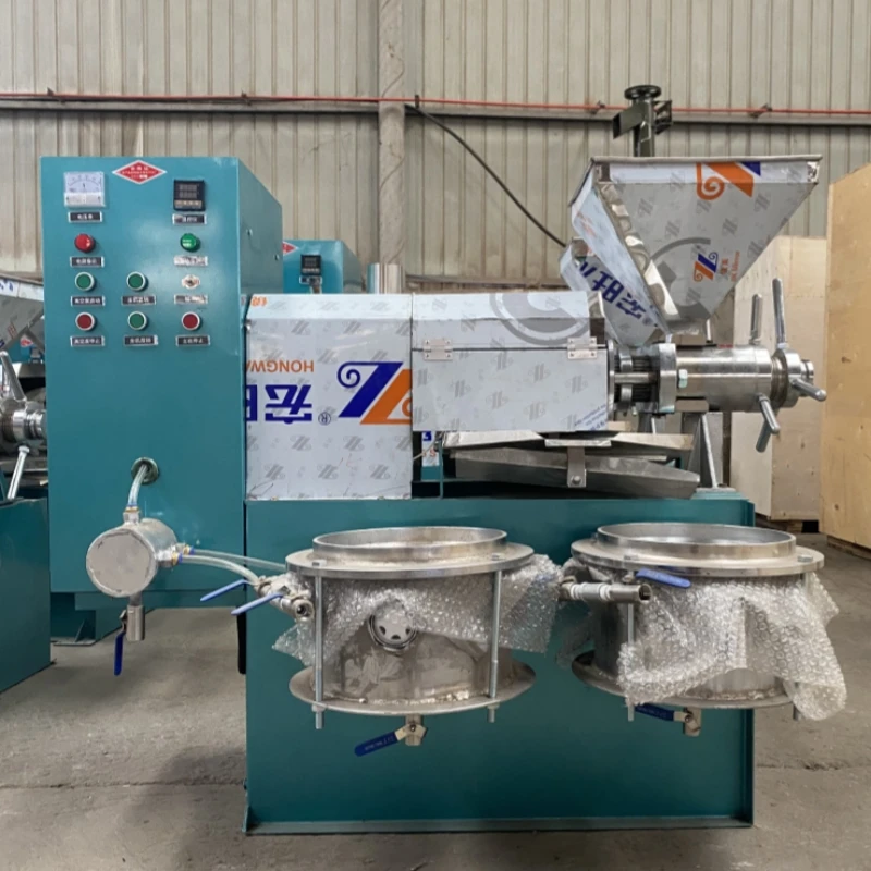 Factory Direct 60-1000kg/H Spiral Soybean Oil Press Machine Canola Sunflower Oil Make Machine For Sale