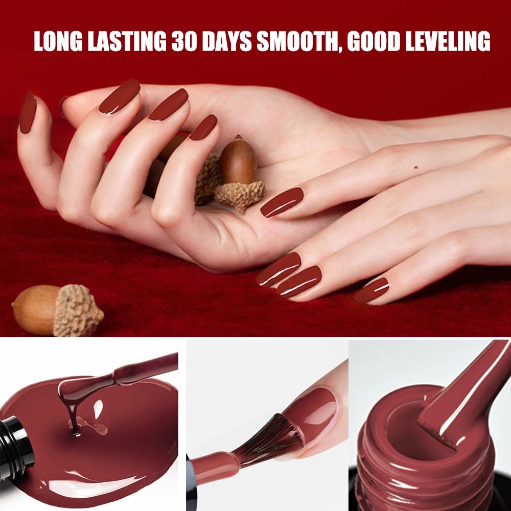 Factory Wholesale professional Customized label soak off 8ml thinner color uv nail gel and nail polish bottle uv gel