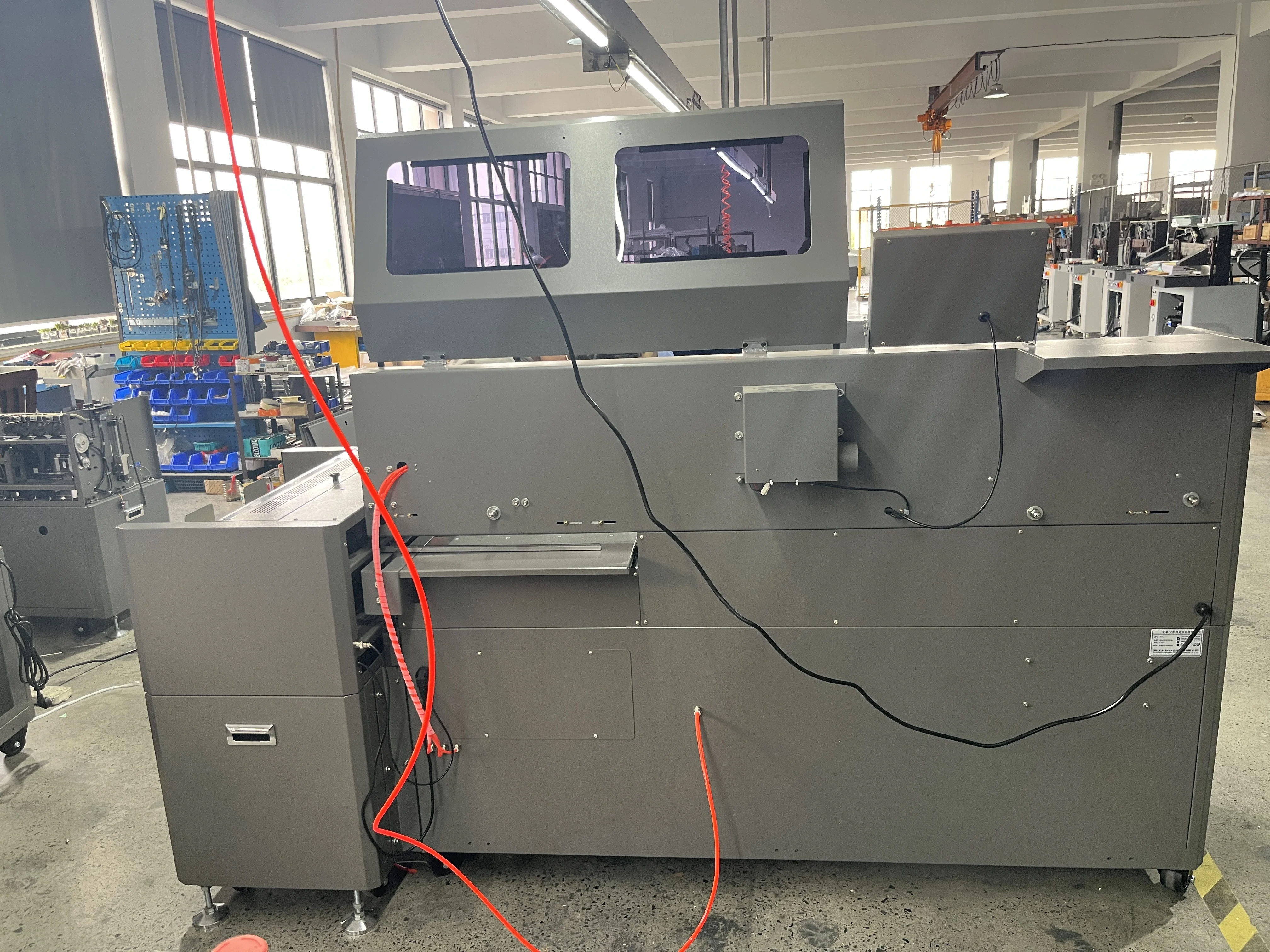 FRONT A2 New Design Intelligent glue binding machine with indentation and auto feed cover H3