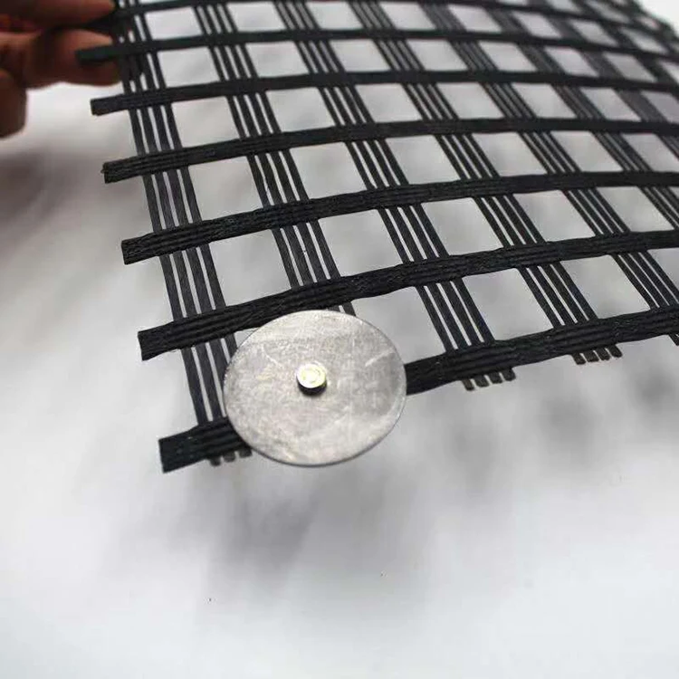 biaxial 100% new material fiberglass geogrid 100 kn 150kn 1-6m soil stabilization fiberglass geogrid