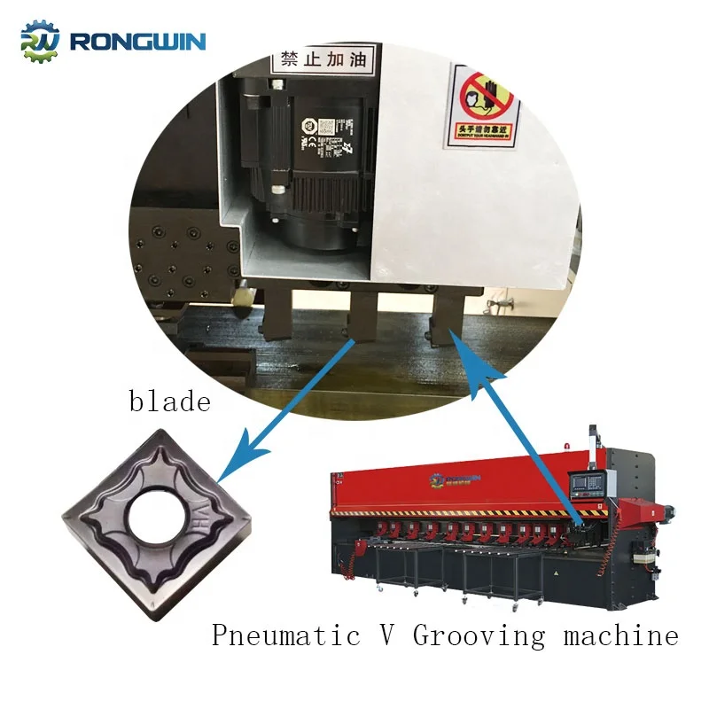 
Hydraulic CNC Stainless Steel and plate Vertical Slotting v cutting Machine 