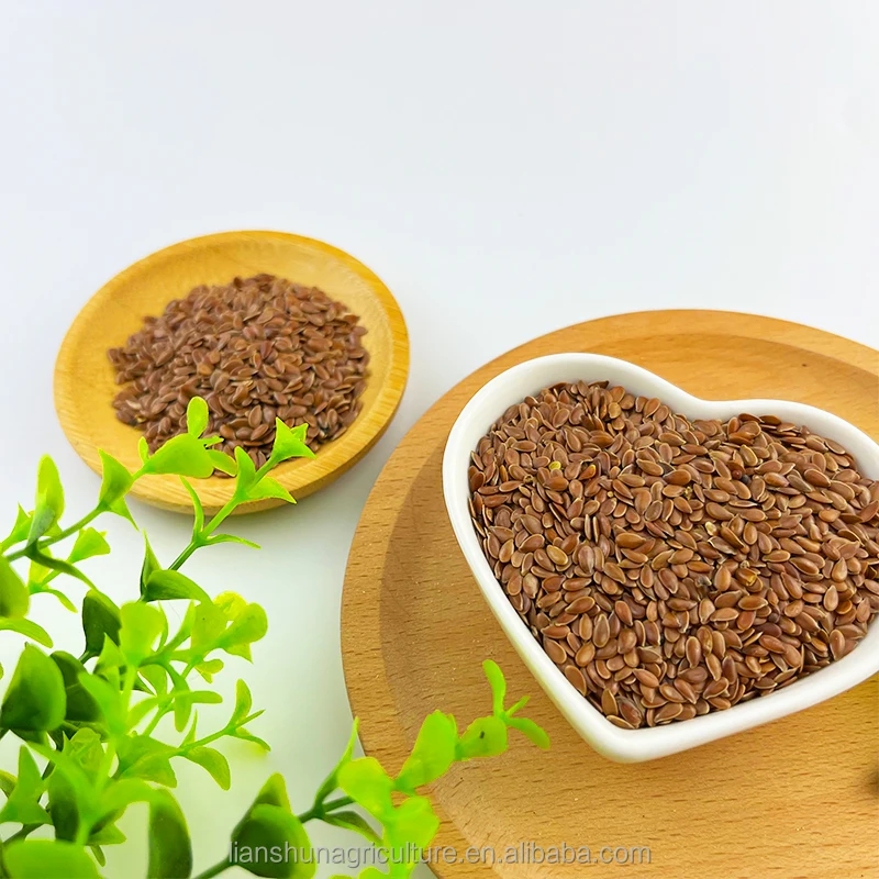 Factory Wholesale Bulk Brown  Flax Seeds Whole Organic Flax Seed Price