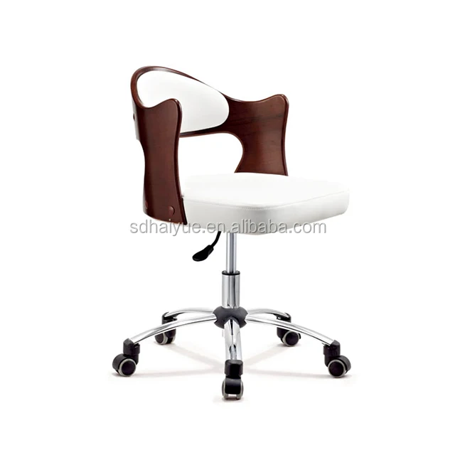 HAIYUE Modern Office Furniture Plywood PU Leather Computer Desk Chair Staff Chair HY2012