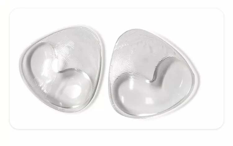 Ladies Skin Healthy Silicone Invisible Bra Pad  custom made color  ,abalone silicone hot  bra pad, transparent bikini insert