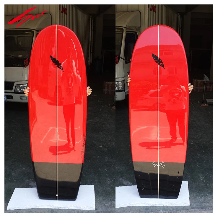 High Impact Resistant Water Jet Surfboard PU Fiberglass Surf Board Customized