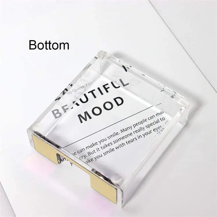 Sticky Notes Memo Pad Holder Dispenser Clear Acrylic Desk Supplies Organizer Accessories holder