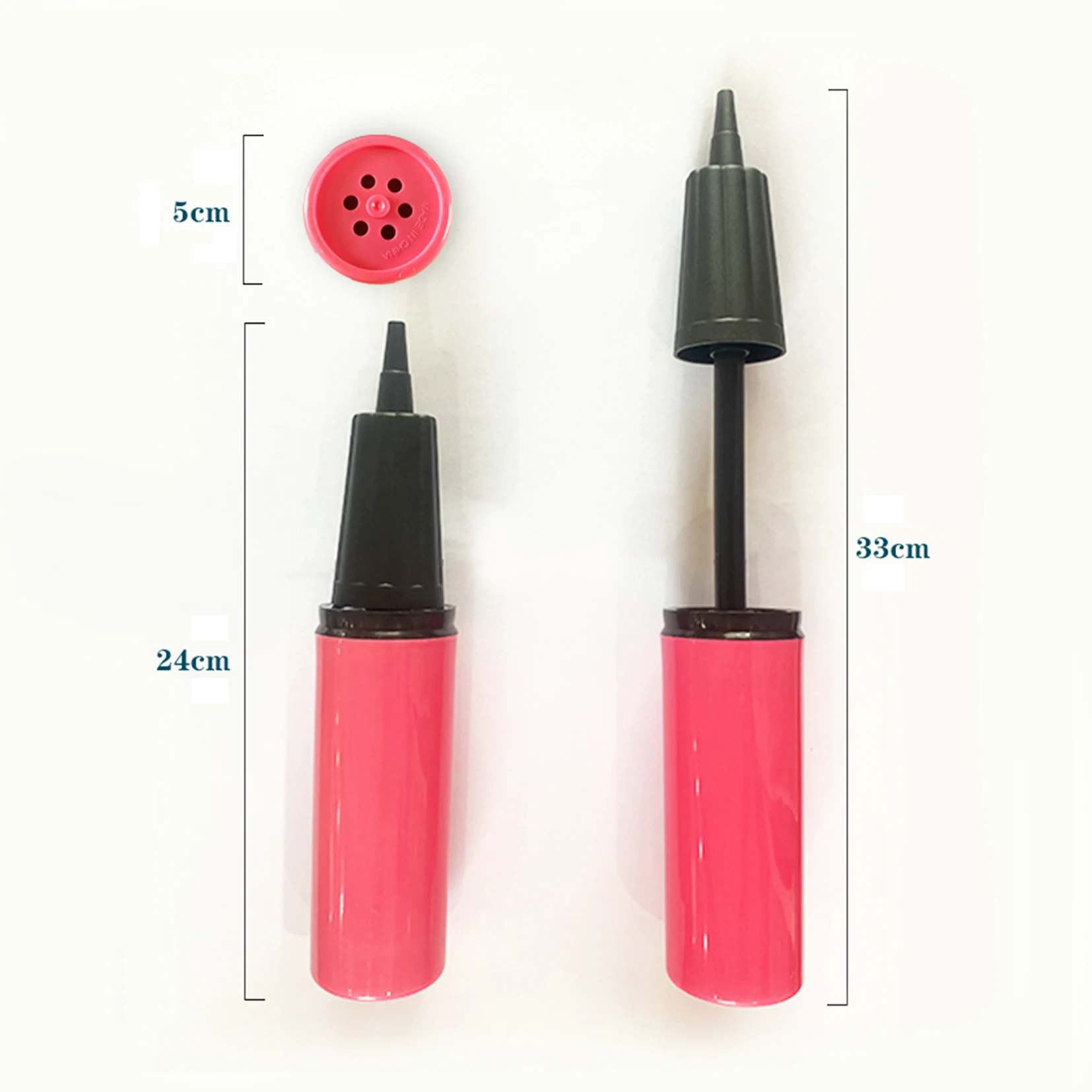 Горячая Распродажа! 9-дюймовый относящий к окружающей среде Содружественный портативный ручной работы; Оригинальная пластмассового баллона насос для украшения для праздника