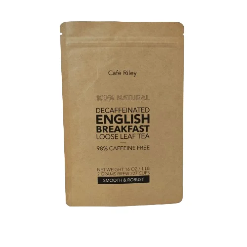 Оригинальный пакет из крафт-бумаги с застежкой-молнией