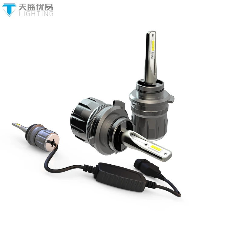 Small size super bright S7 LED headlight for car 9005 9006 OEM/ODM 40W 4800LM 6000k white color car bulb pack of 2