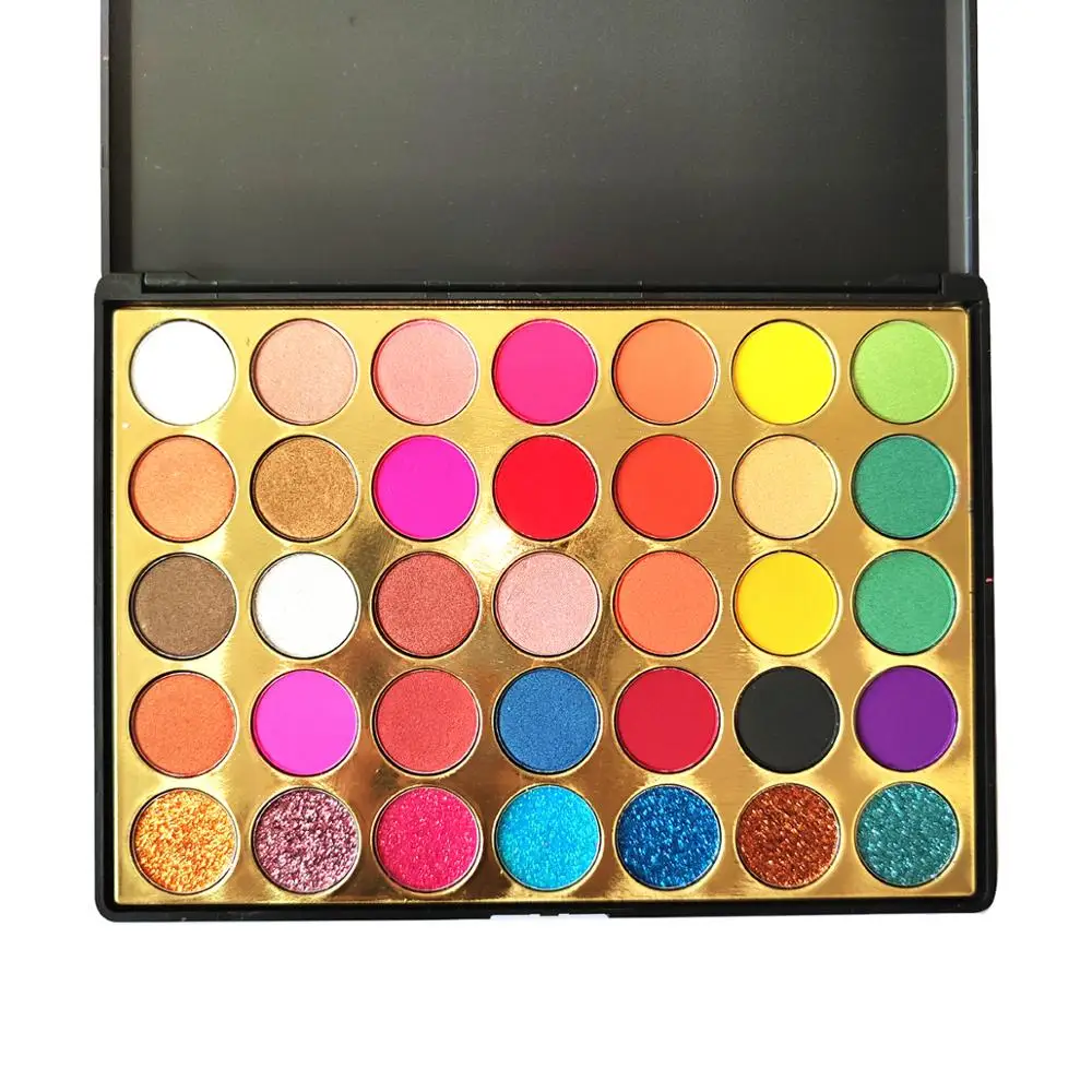 
Custom your own makeup eyeshadow palette low moq 9 colors matte eyeshadow palette private label 