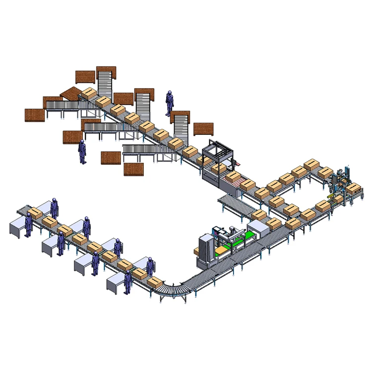 Автоматическая сортировочная машина с конвейерной