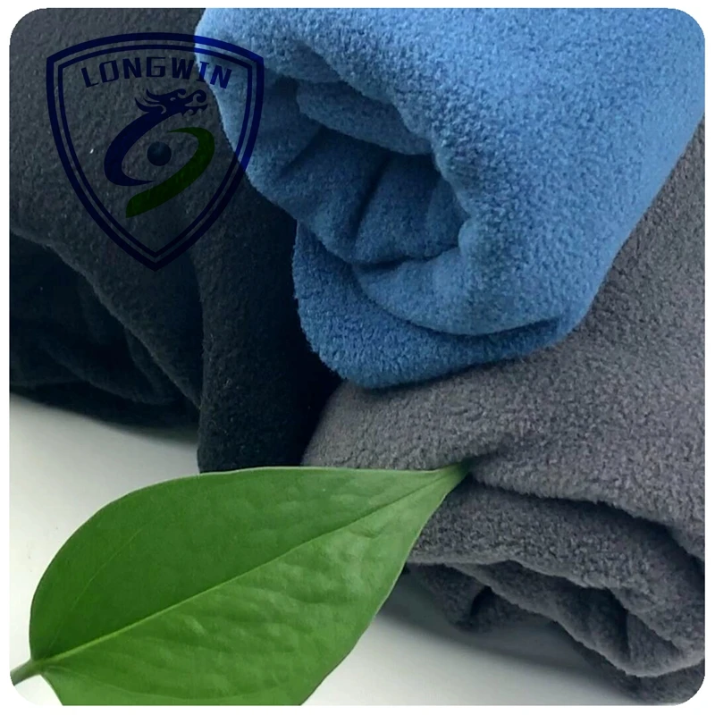 winter clothing double side brush one side anti pilling 100% polyester GRS 70% rpet recycled polyester polar fleece fabric