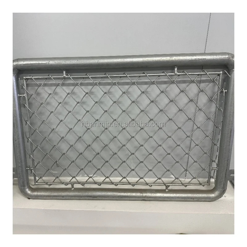 Hot Dipped Galvanized Pvc Coated Chain Link Fences fencing net iron wire mesh price