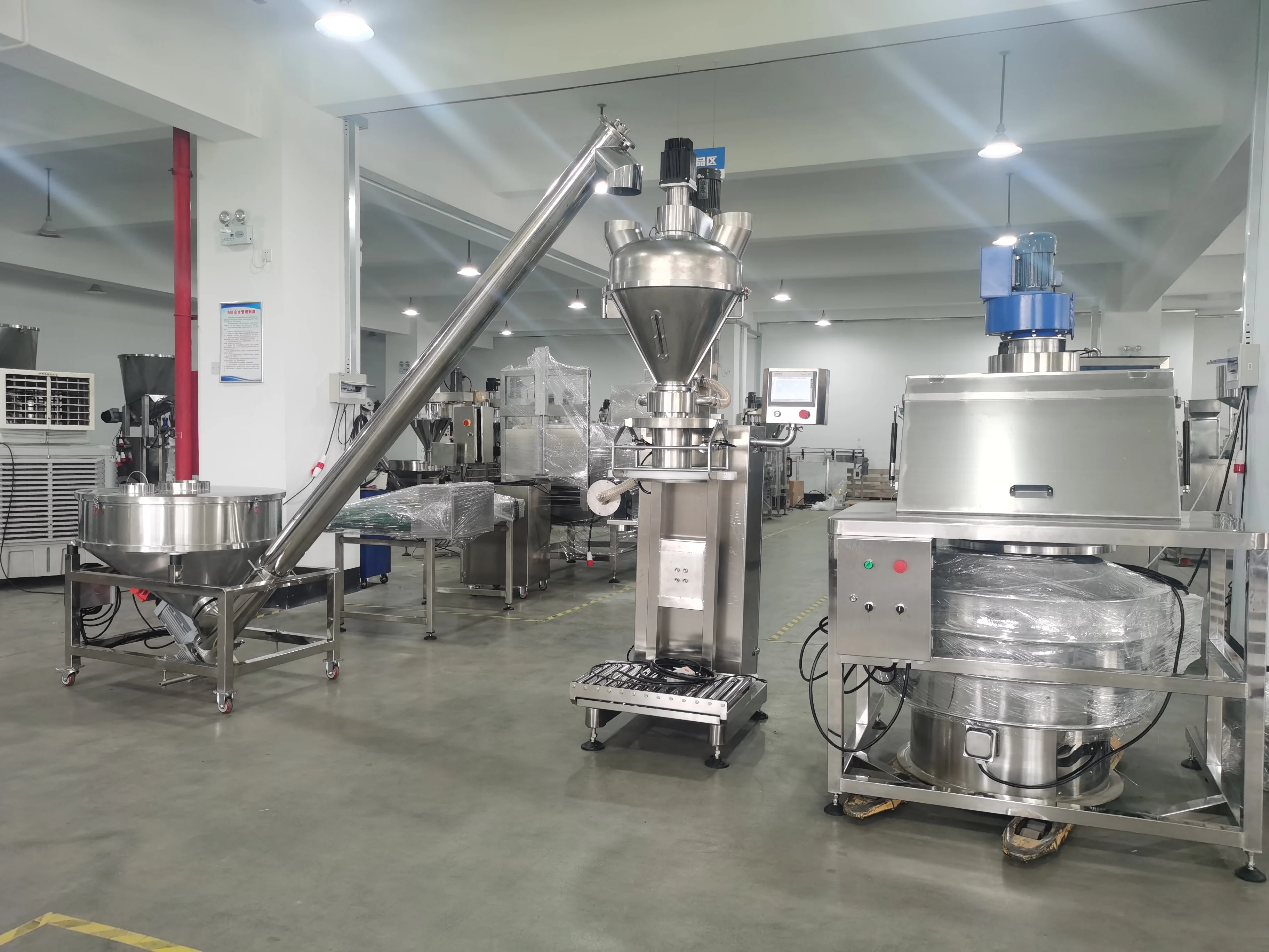 Semi Automatic Maize Powder 10 25 50kg Filling Bag Packing Package