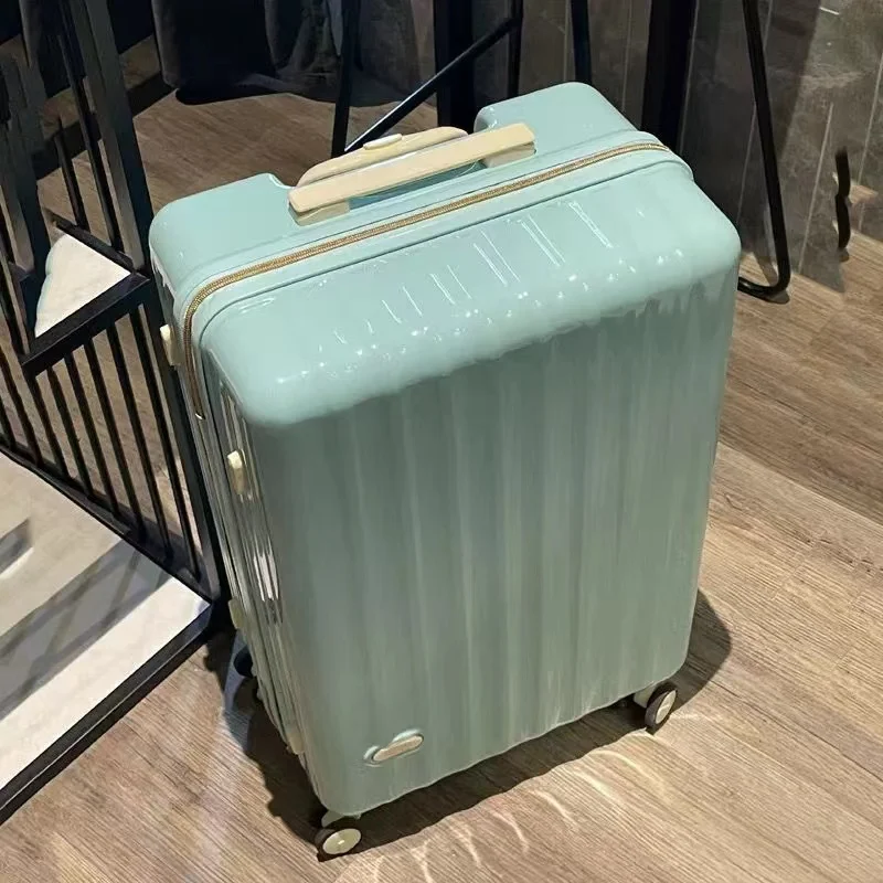 New Product Low MOQ ABS PC Silent Wheel Custom Boarding Suitcase Luggage for student travel