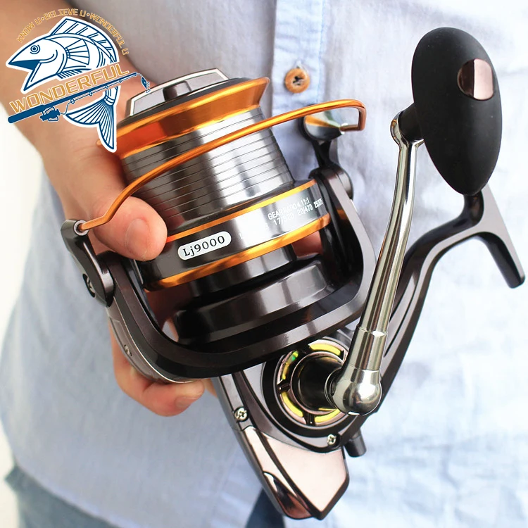 Saltwater Aluminium Alloy Spool Long Cast Big Drag Sea Fishing Spinning Reel