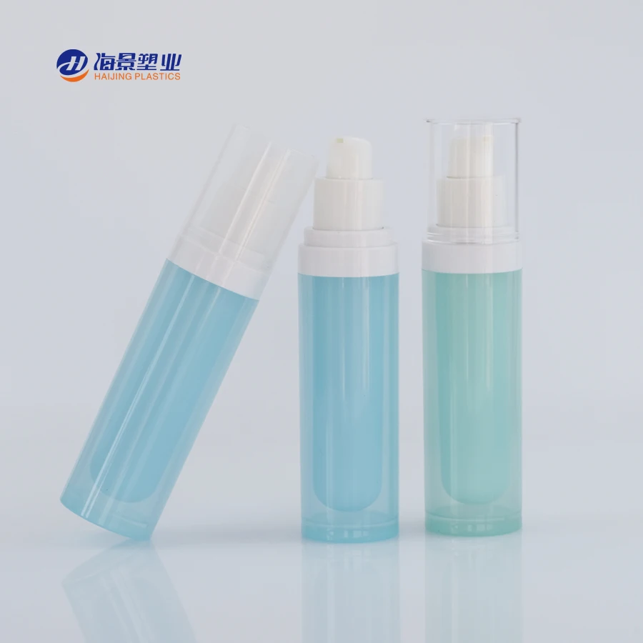 Round  Acrylic Bottle Skin Care Toner Package Lotion Pump with Lip customization Color