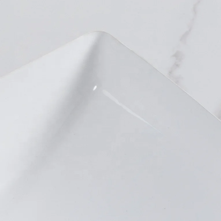 European Style Bathroom hotel Sintered Stone Single Sink Rock Beam Countertop Marble Wash Basin Lavabo