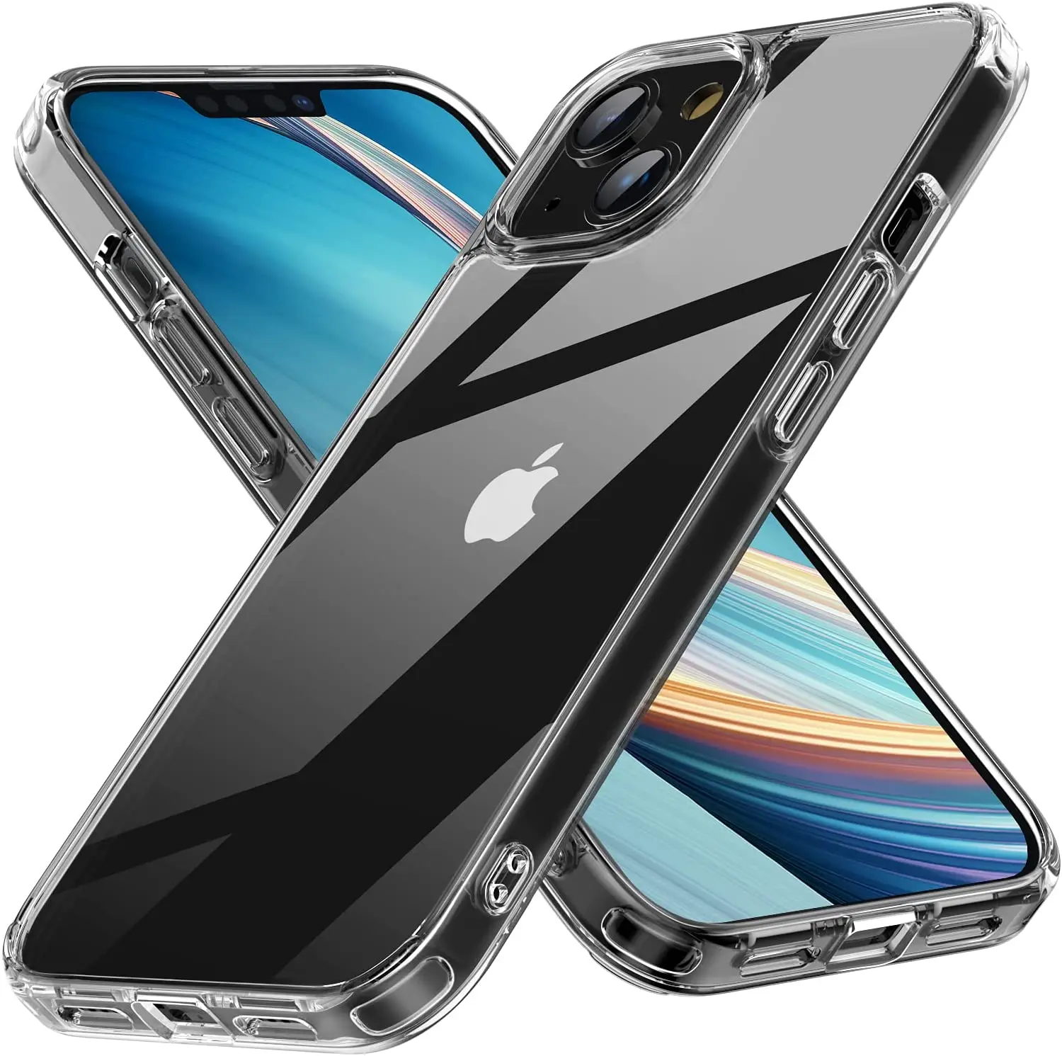 Прозрачный чехол из ТПУ для iPhone 12 13 mini pro max