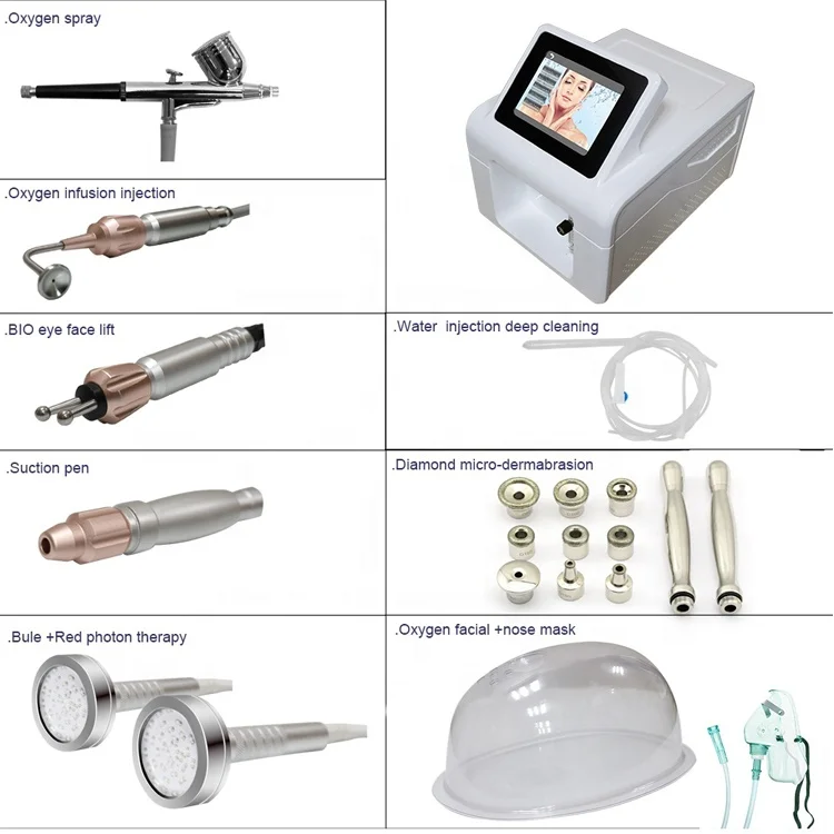  CE Approved 9 In 1 Multifunctional Hydrofacials Hydra Spa Beauty Hydradermabrasion Skin Care Therapy Ultrasoun