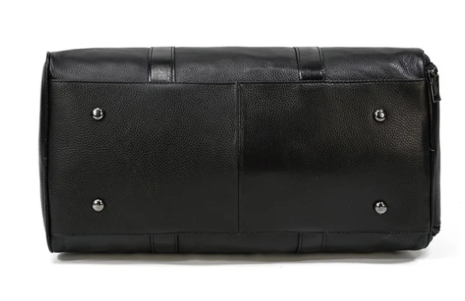 Hot Sales Gym Sports Weekender Luggage  Custom  Leather Travel Duffel Bag for men Leather  carry on bag