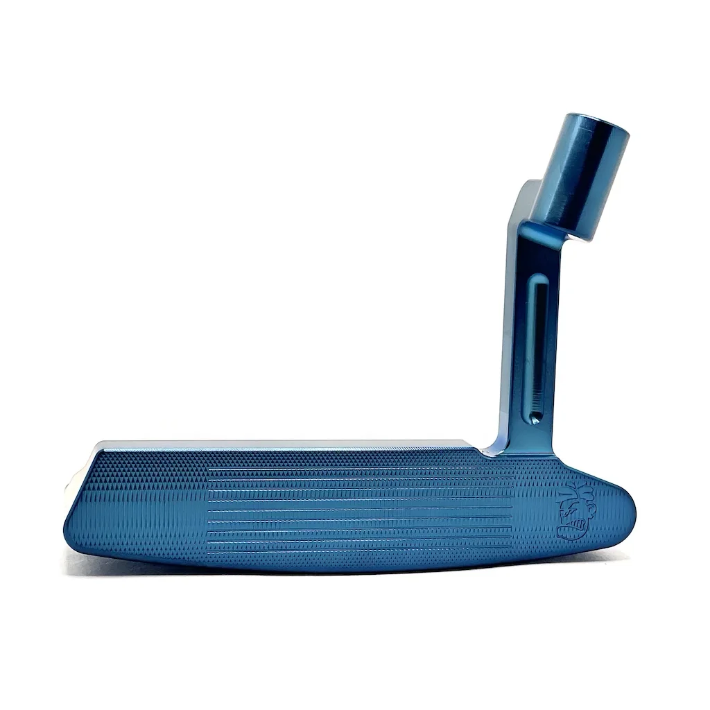 Popular USA Japan Corea Manufacturer factory customize logo cnc milled face Stainless Steel forged blue golf putter head set