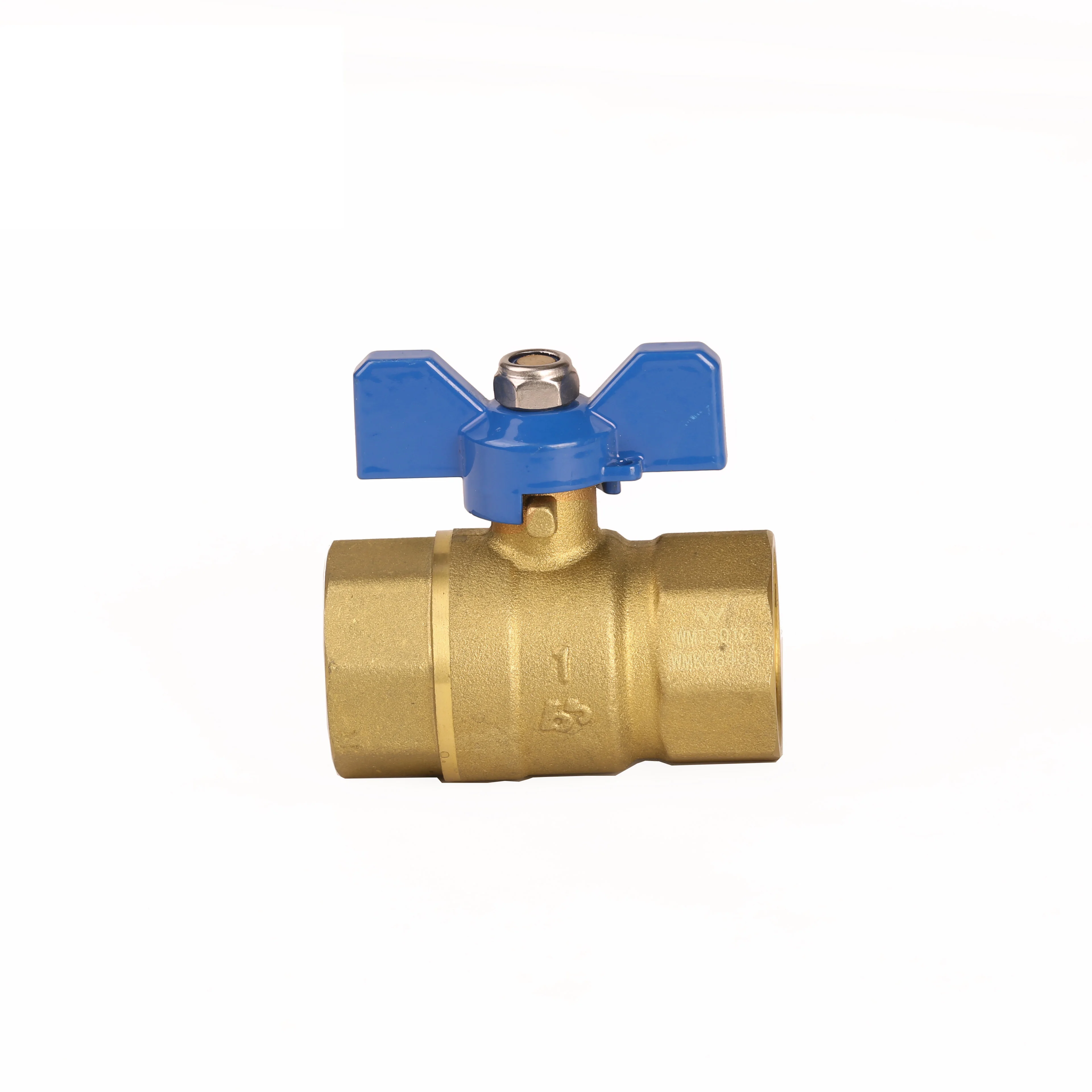 Латунный шариковый клапан с цена по прейскуранту завода-изготовителя DN15-25 с ручкой в форме бабочки DZR латунные материал