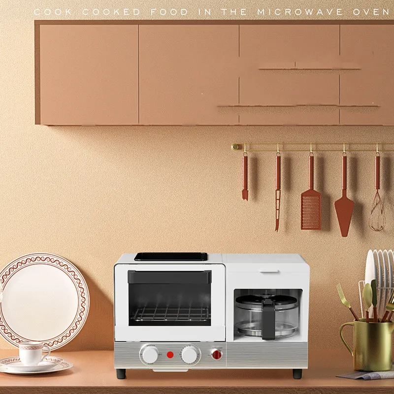 2021 hot sale products Multi-function breakfast maker three in one Baking tray Gift oven Home automatic sandwich breakfast maker