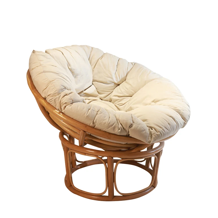 Indoor Outdoor Furniture Fashion Style Rattan Single Chair Living Room Hotel Garden Patio Leisure Sofa Chair