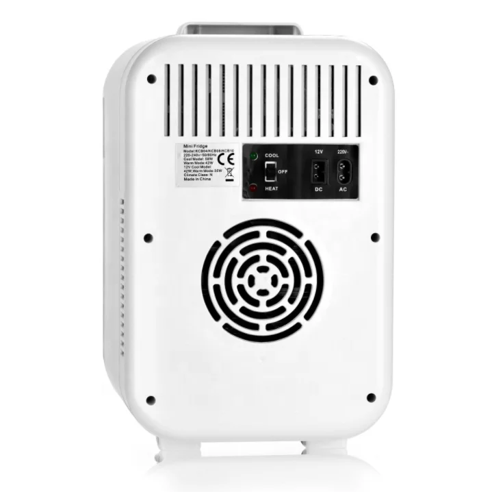 8L Beauty Fridge with Touch button and LED light small refrigerator for makeup use