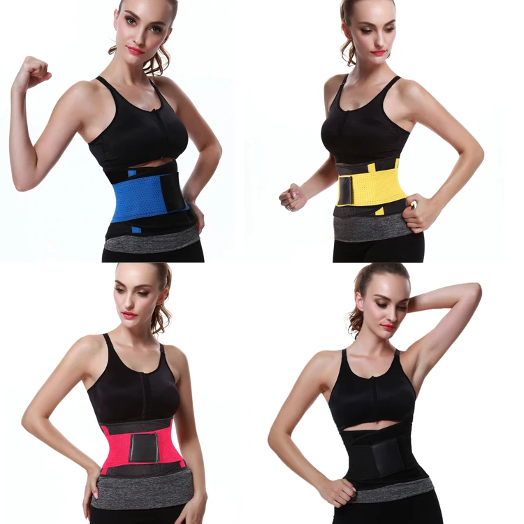 
Wholesale Comfortable Black Sport Corset Belt Fat Burning Woman Elastic Waist Trainer Private Label Belt 
