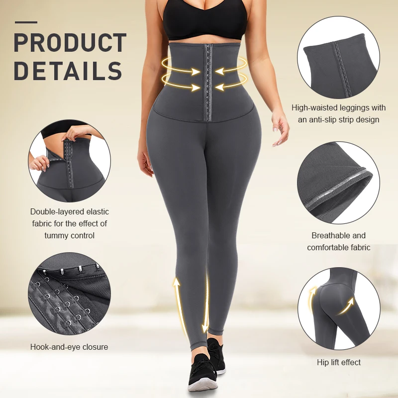 Waistdear wholesale Custom Compression butter lifting tights leggings for women Gym Corset Leggings High Waist Workout Leggings