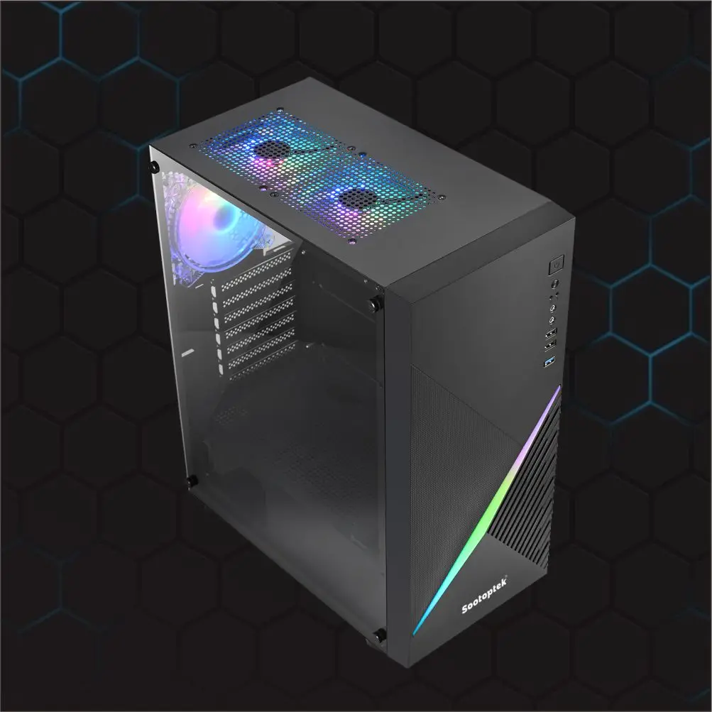 Wholesale and Cheap Price ATX USB3.0 computer Gaming Case for PC chassis