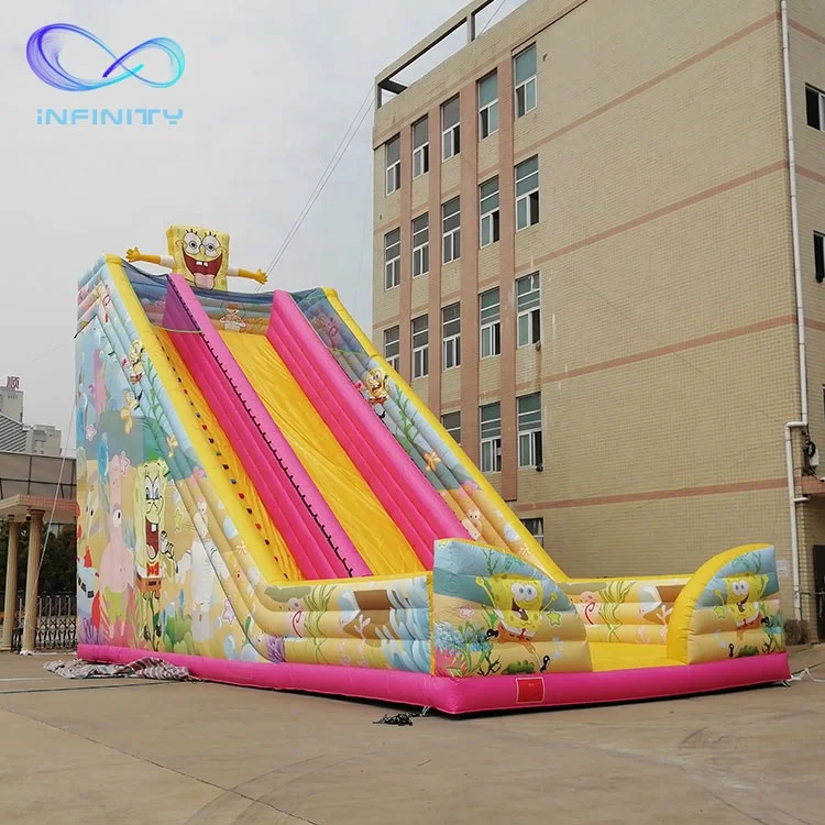 Popular Big Water Slides Inflatable Amusement Park Slide Slip and Slide Waterslide