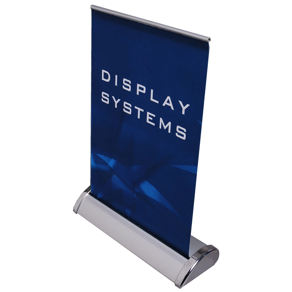 mini a3 a4 pull up banner stand table top roll up banner mini retractable stand