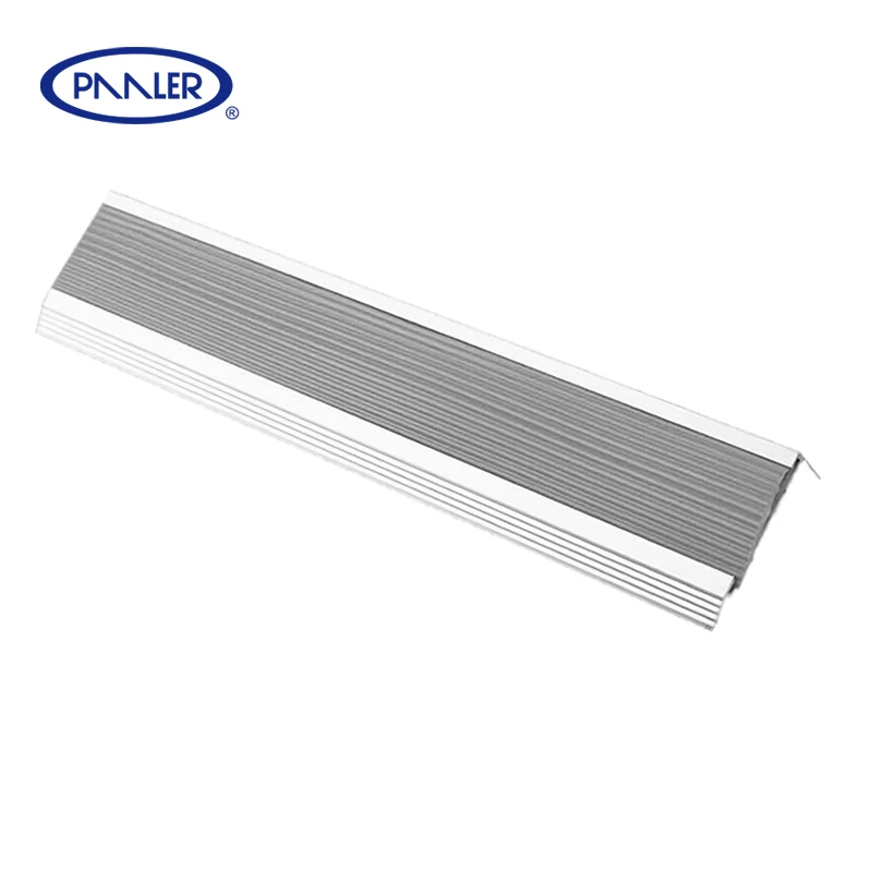 Anti Slip PVC Aluminium Stair Nose Caps Parts Step Metal Edging Strip Stair Nosing With Good Price