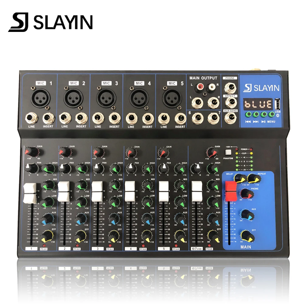 manufacturer New Techonology and good quality  digatal audio mixer  recording  mixer audio ahsly