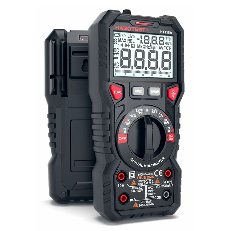 NEW High-precision Digital analog multimeter multimetro digital with LCD  6000 count