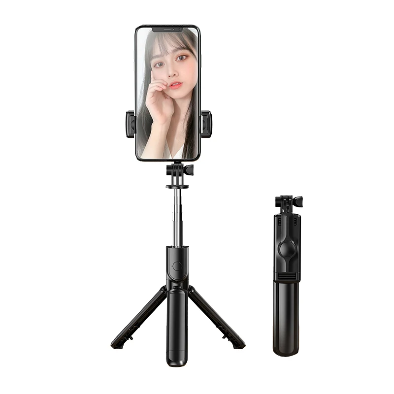 Easy Carring Photo Bluetooth Selfie Stick With Tripod Model