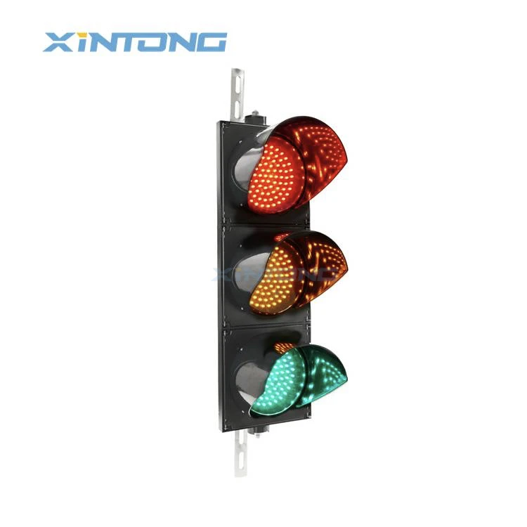 XINTONG  Aluminum Plastic Full Screen LED Traffic Light 200mm 300mm