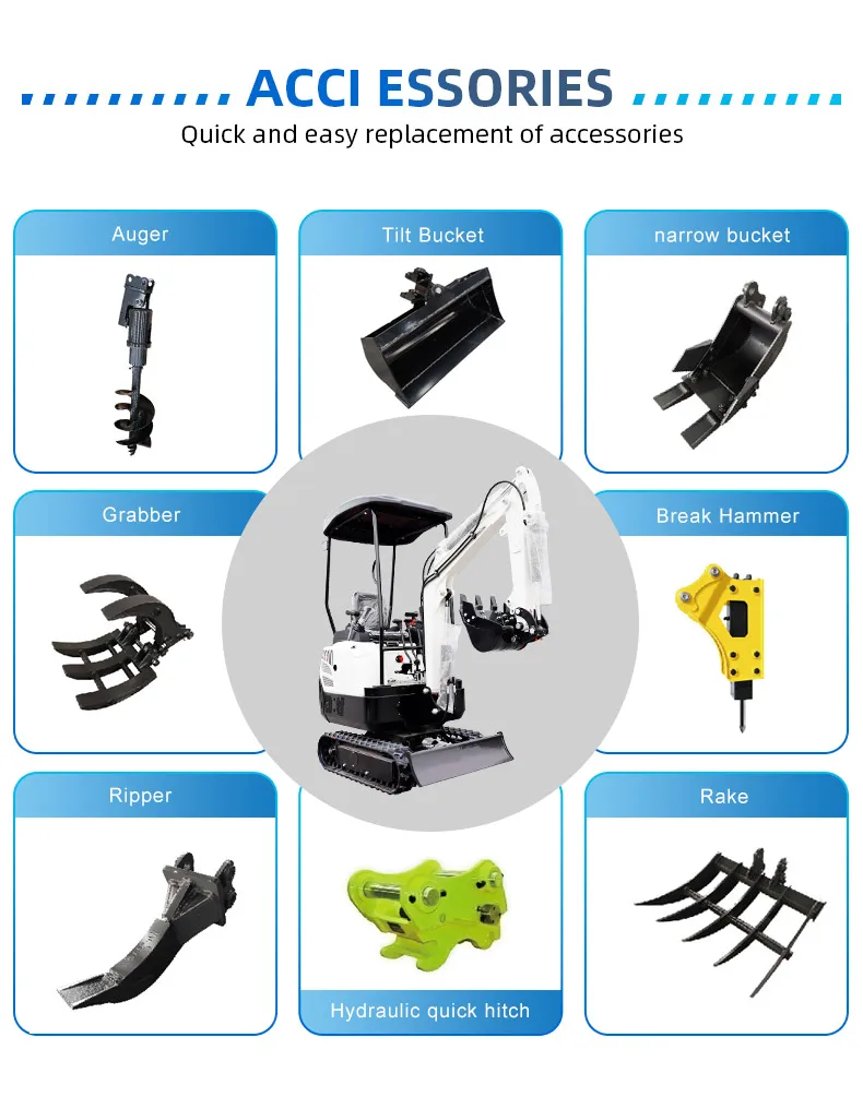 New Design Mini Excavator Prices1.5 TON  Mini Excavator Meets Euro 5 standards