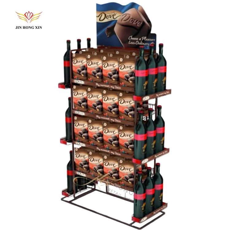 Originality colorful juice bar coffee counter kiosk with wine display rack for sale